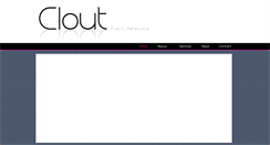 Desktop Screenshot of cloutpublicrelations.com